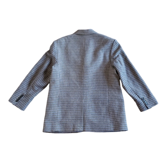 Everlane The ReWool '80s Blazer Houndstooth Plaid Oversized Classic Jacket Sz 12 - Picture 4 of 16